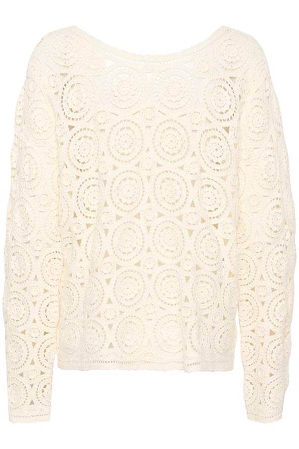 Cream Rusti Knit Blouse - Image 2