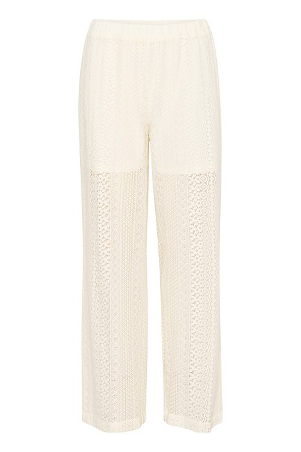 Cream Rubby Lace Pant