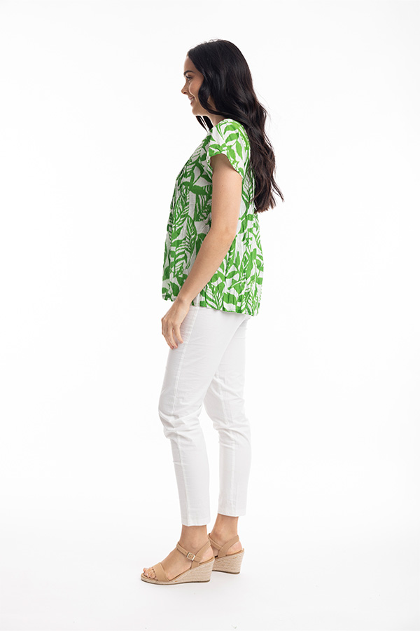 Orientique Hayman Pleated Top - Image 5